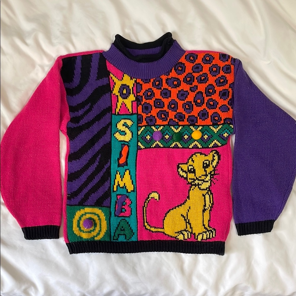 Colorful Simba Sweater